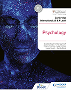Cambridge International AS & A Level Psychology (First edition) front cover (Hodder Education)