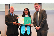 Cambridge IGCSE award winners at the ceremony