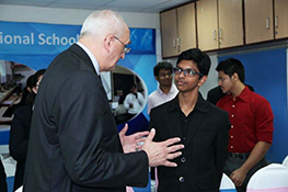 Vice-Chancellor of University of Cambridge visits Podar International School, Mumbai