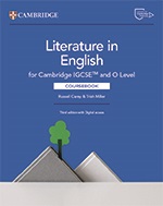 Front cover of Cambridge IGCSE and O Level Literature in English Coursebook