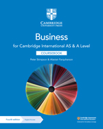 Business for Cambridge International AS & A Level (Fourth edition) (Cambridge University Press) front cover 