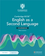 Cambridge IGCSE English as a Second Language (Sixth edition) front cover (Cambridge University Press) 