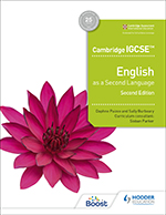 Cambridge IGCSE English as a Second Language (Second edition) front cover (Hodder Education)