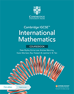 Cambridge IGCSE International Mathematics - front cover - CUP