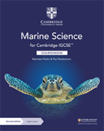 Cambridge IGCSE Marine Science front cover (Hodder Education)