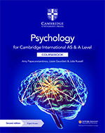 Cambridge International AS & A Level Psychology (Second edition) front cover (Cambridge University Press)