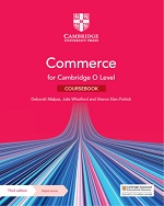 Cambridge O Level Commerce front cover (Cambridge University Press)
