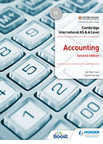 Cambridge International AS & A Level Accounting (Second edition) (Hodder) front cover