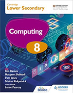 Cambridge Lower Secondary Computing (First edition) (Hodder Education) textbook cover