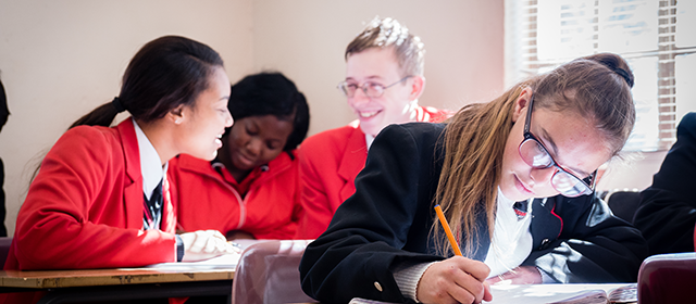 Students in a classroom