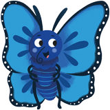 Early Years International butterfly character