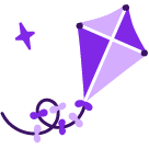 a flying kite