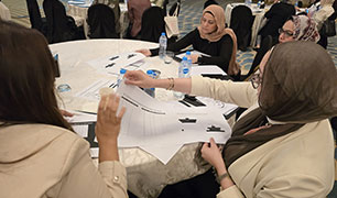Delegates at an event
