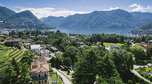 Franklin University Switzerland aeriel view