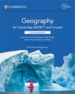 Front cover of Cambridge IGCSE and O Level Geography Coursebook