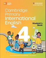 Front cover of MCE Cambridge Primary International English Stage 4 Student's Book
