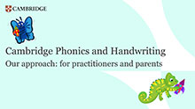 Cambridge Phonics and Handwriting overview front cover
