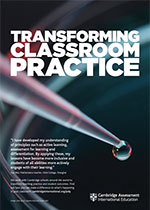 Cambridge PDQ transforming classroom practice poster