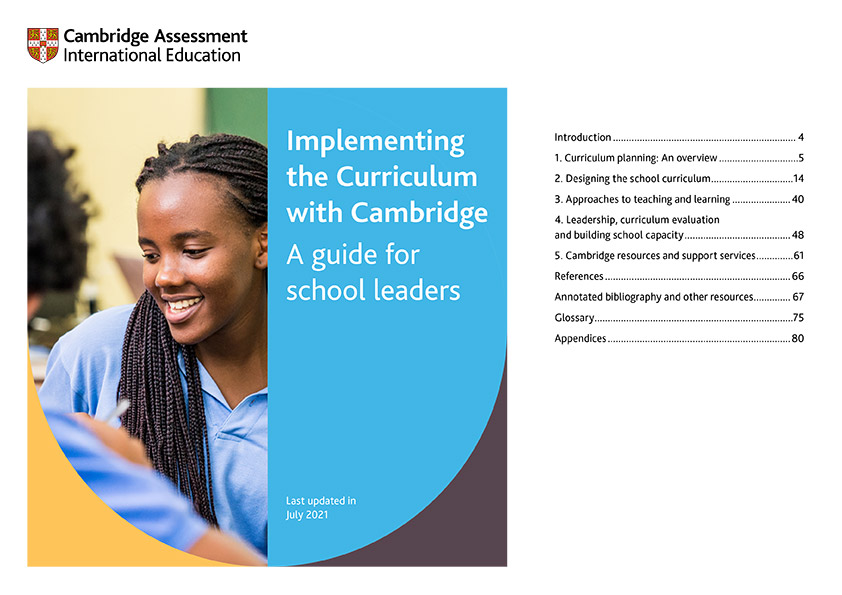 Implementing the Curriculum with Cambridge front cover