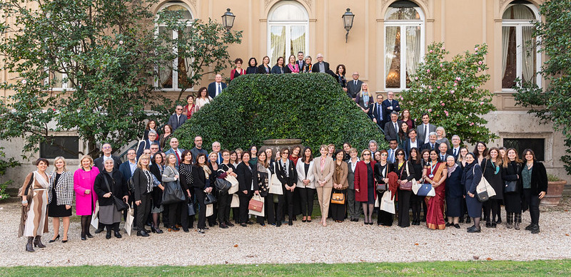 A group photograph from the Principals’ Forum in Rome
